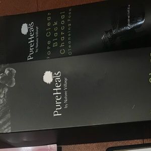 PureHeals Pore Clear Black Charcoal cleansing foam